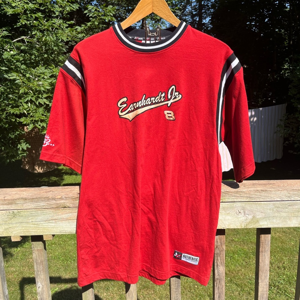 Dale Earnhardt #8 Chase Authentics Short Sleeve Red-Large T-Shirt NASCAR